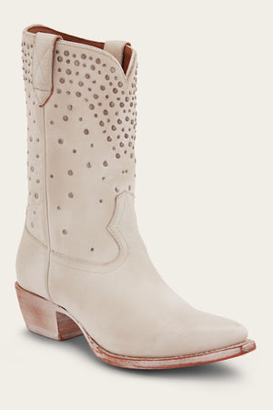 Sacha Mid Stud - White - Hero
