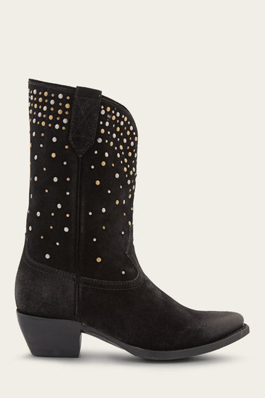 Sacha Mid Stud - Black - Outside