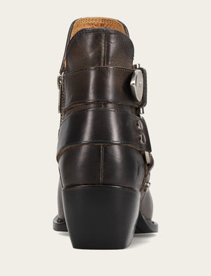 Sacha Multi Strap Bootie - Steel - Back