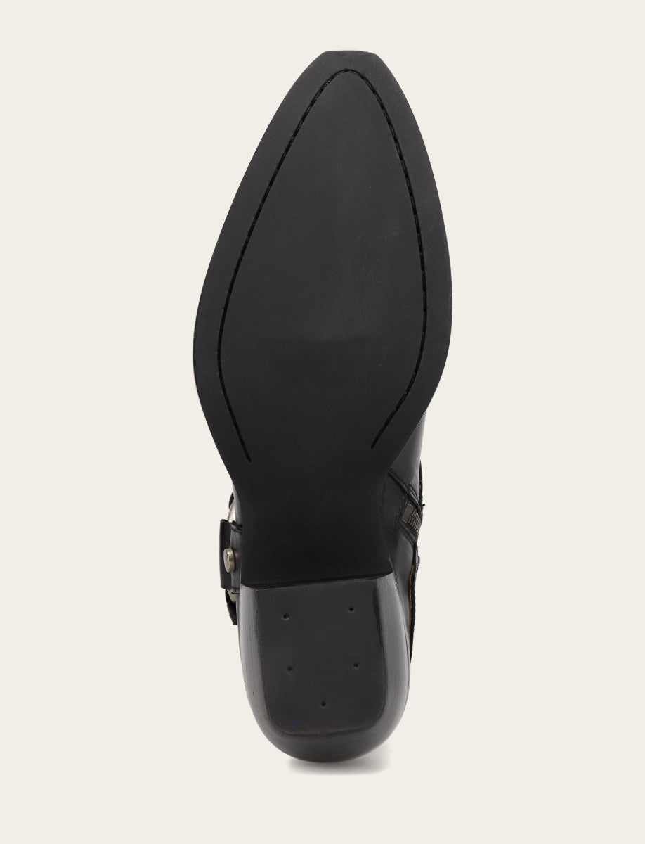 Sacha Multi Strap Bootie - Black - Sole