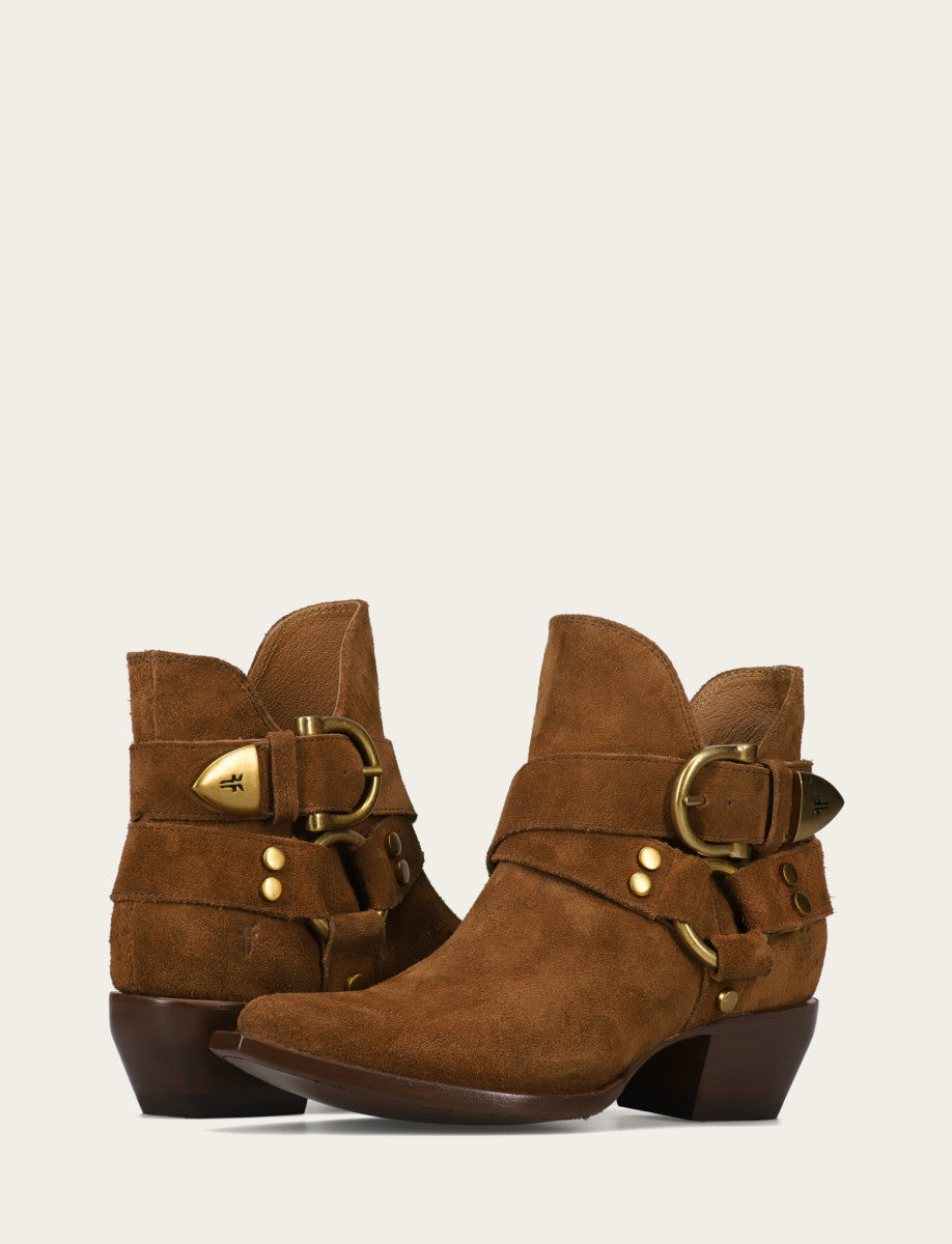 Sacha Multi Strap Bootie - Bark - Pair
