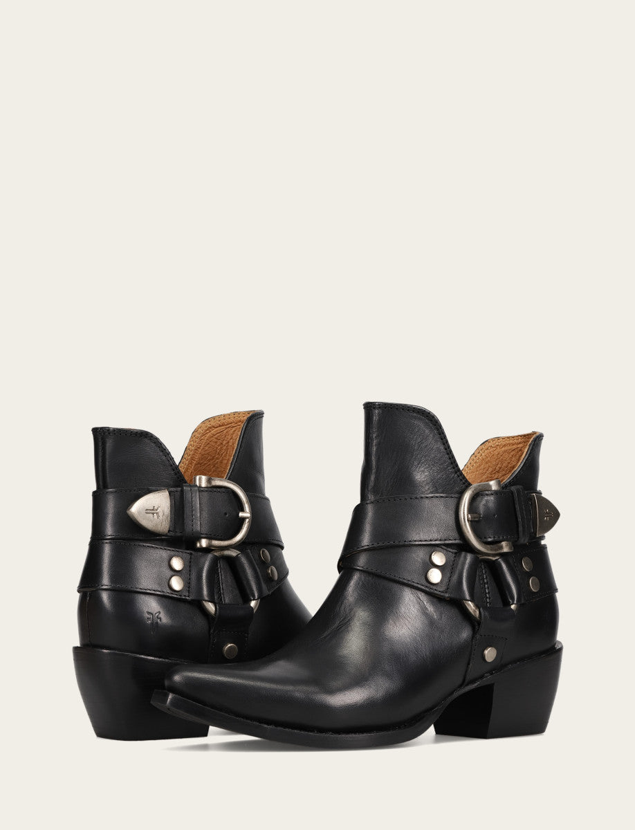 Sacha Multi Strap Bootie - Black - Pair