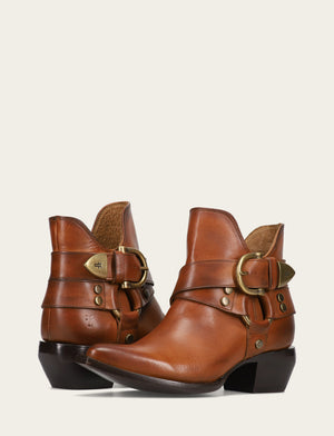 Sacha Multi Strap Bootie - Caramel - Pair