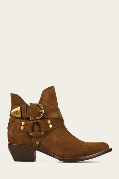 Sacha Multi Strap Bootie - Bark - Outside