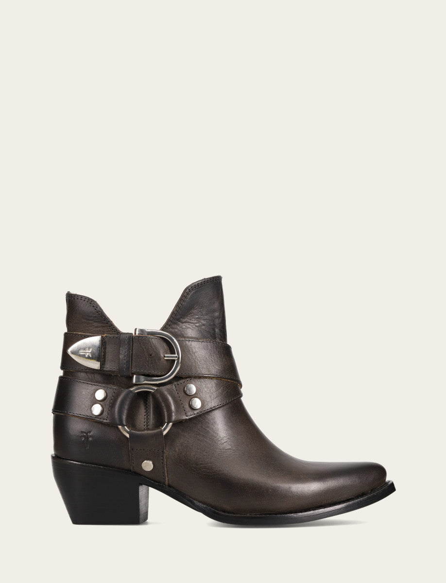 Sacha Multi Strap Bootie - Steel - Outside