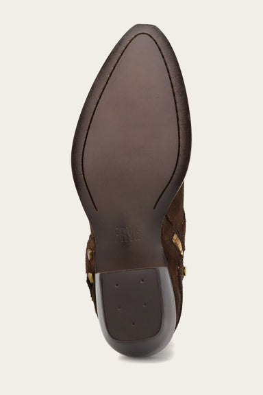 Sacha Multi Strap Bootie - Chocolate - Sole