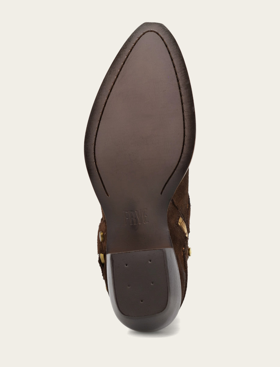 Sacha Multi Strap Bootie - Chocolate - Sole