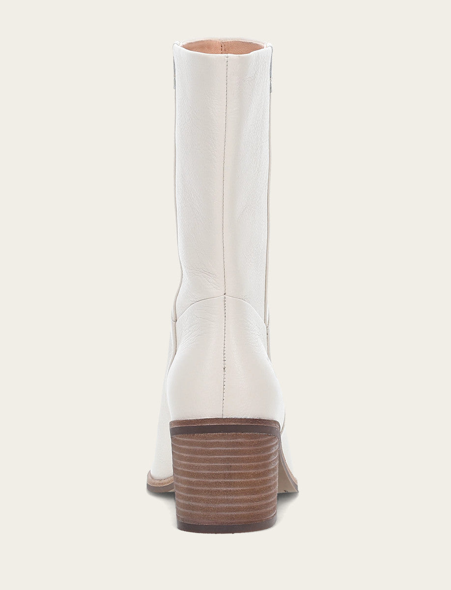 Sadie Softy Mid - Ivory - Back