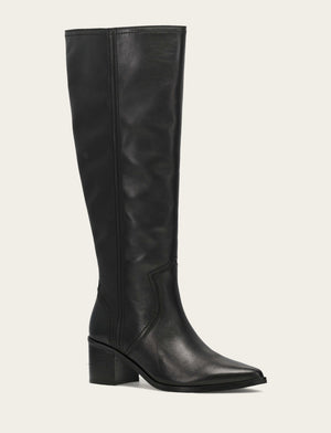 FRYE Sadie Softy Tall Wide Calf Boots in Black FRYE Sadie Softy Tall Wide Calf Boots in Black