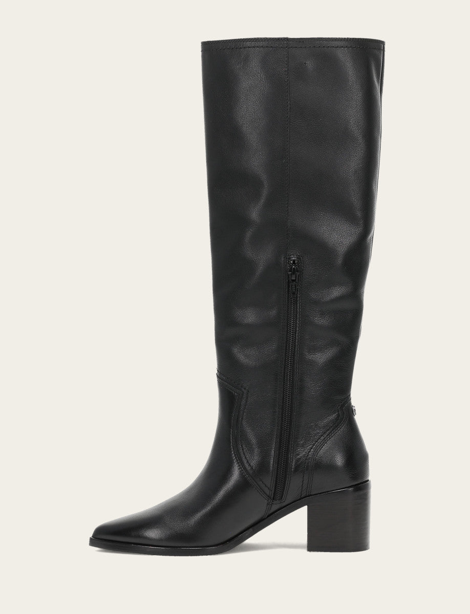 Sadie Softy Tall - Black - Inside