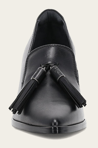 Sadie Venetian Tassel - Black - Front