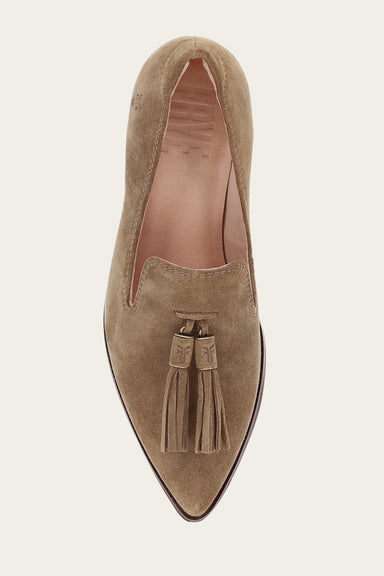 Sadie Venetian Tassel - Almond - Top Down