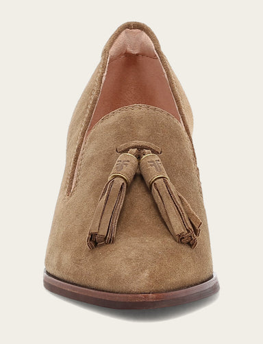 Sadie Venetian Tassel - Almond - Front