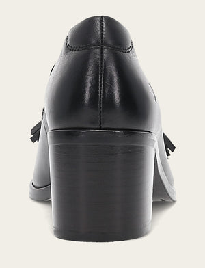 Sadie Venetian Tassel - Black - Back