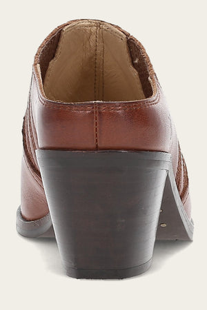 Sara Western Mule - Cinnamon - Back
