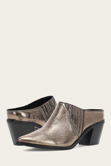 Sara Western Mule - Bronze - Pair