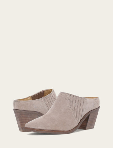 Sara Western Mule - Taupe - Pair