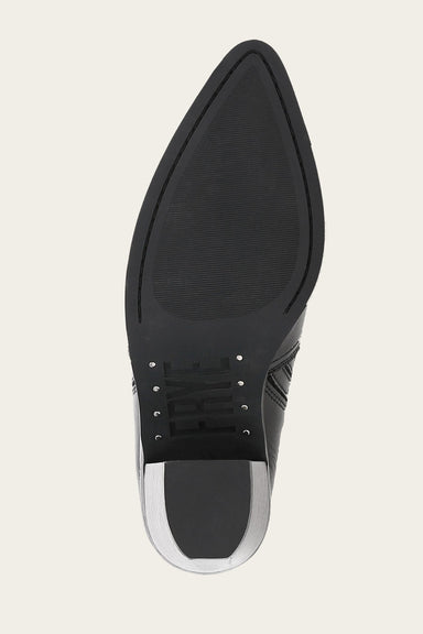 Sara Western Mule - Black - Sole