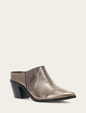 Sara Western Mule - Bronze - Hero