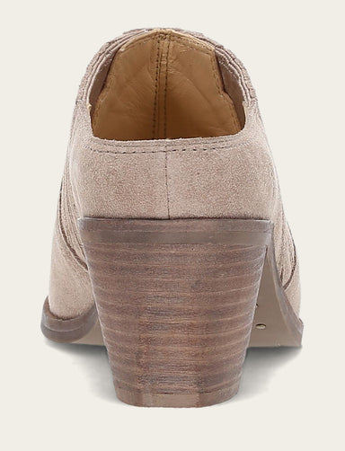 Sara Western Mule - Taupe - Back