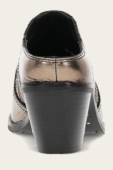 Sara Western Mule - Bronze - Back