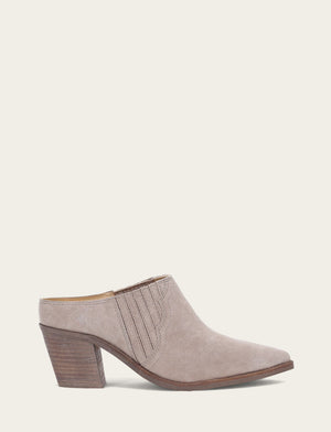 Sara Western Mule - Taupe - Outside