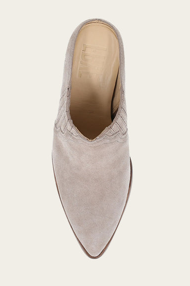Sara Western Mule - Taupe - Top Down