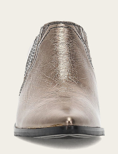 Sara Western Mule - Bronze - Front