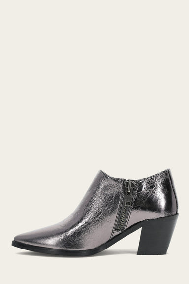 Sara Western Shootie - Pewter - Inside