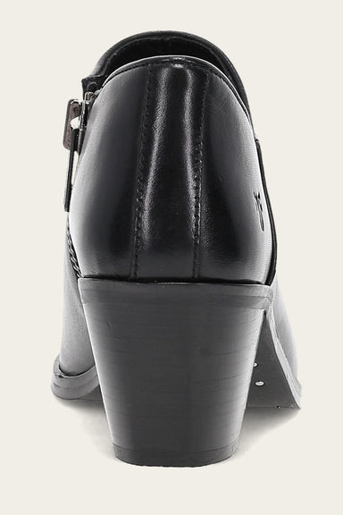 Sara Western Shootie - Black - Back