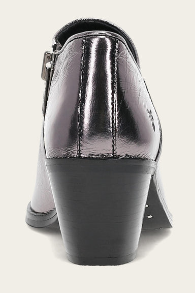 Sara Western Shootie - Pewter - Back