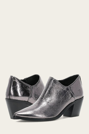 Sara Western Shootie - Pewter - Pair