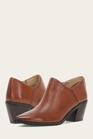 Sara Western Shootie - Cinnamon - Pair