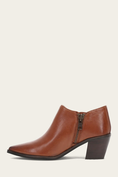 Sara Western Shootie - Cinnamon - Inside