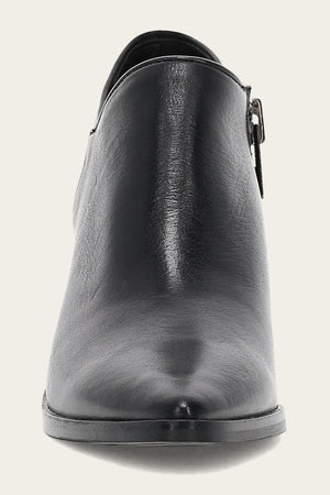 Sara Western Shootie - Black - Front