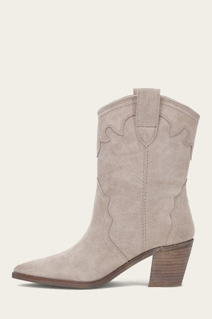 Sara Western Short - Taupe - Inside