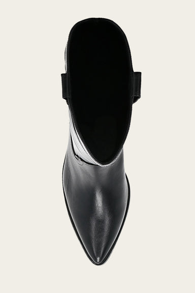 Sara Western Tall - Black - Top Down