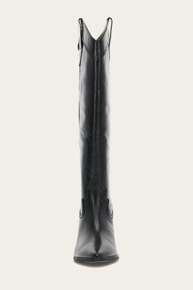 Sara Western Tall - Black - Front
