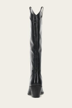 Sara Western Tall - Black - Back