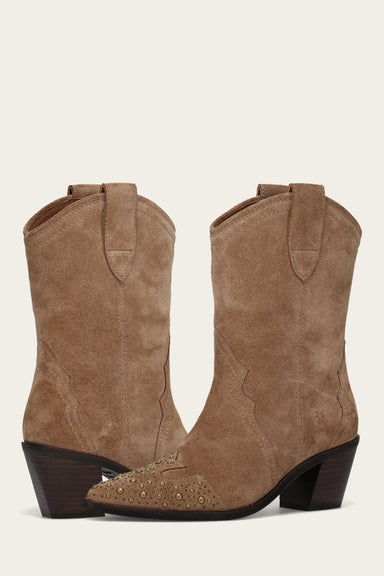 Sara Wingtip Stud - Almond - Pair