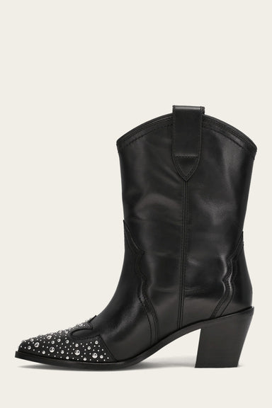 Sara Wingtip Stud - Black - Inside