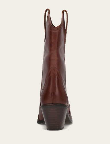 Sara Wingtip Stud - Saddle - Back