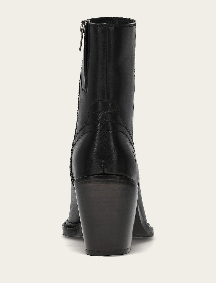 Sedona Short Inside Zip - Black - Back