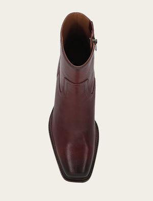 Sedona Short Inside Zip - Bordeaux - Top Down