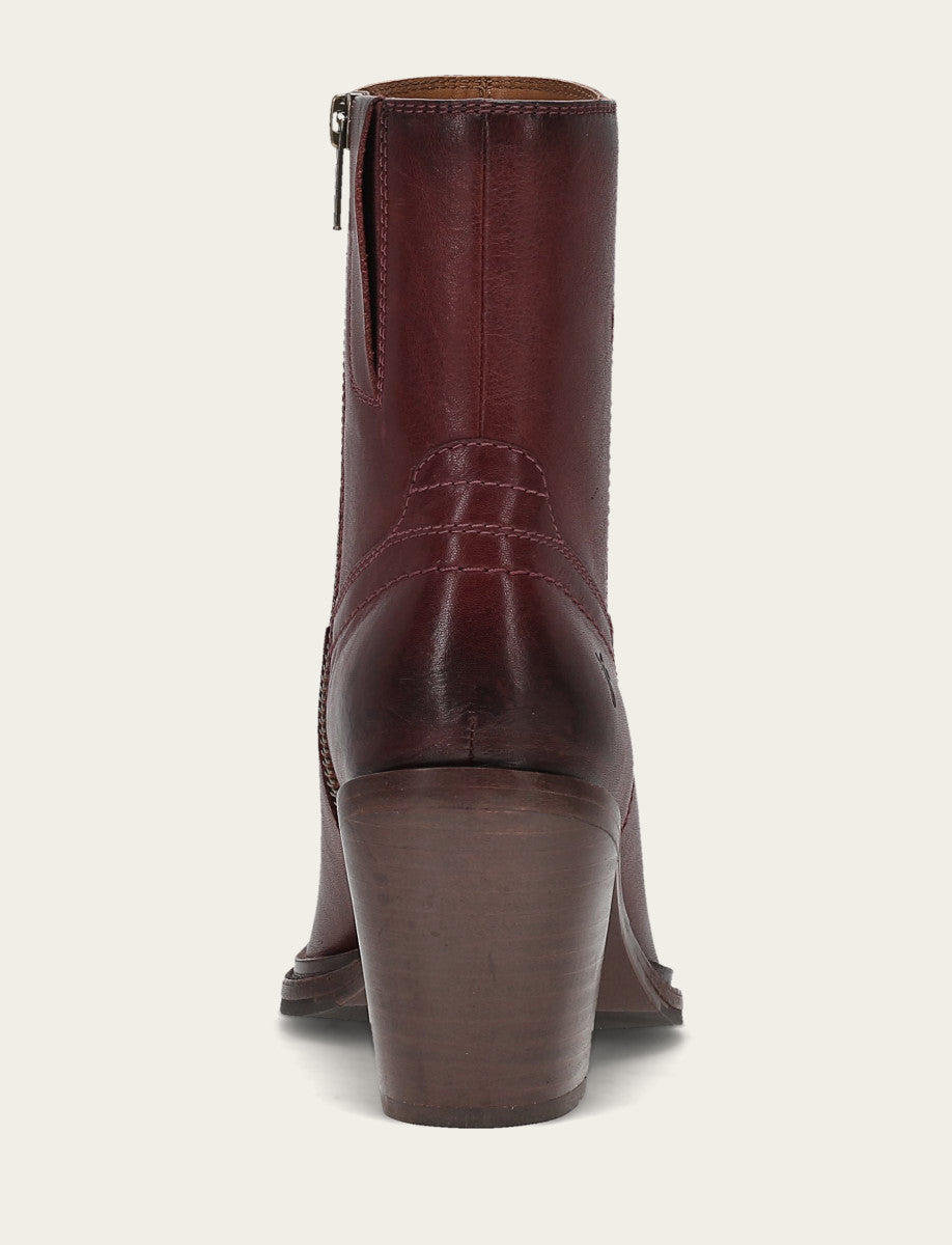 Sedona Short Inside Zip - Bordeaux - Back