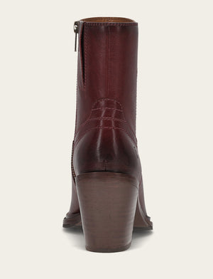 Sedona Short Inside Zip - Bordeaux - Back