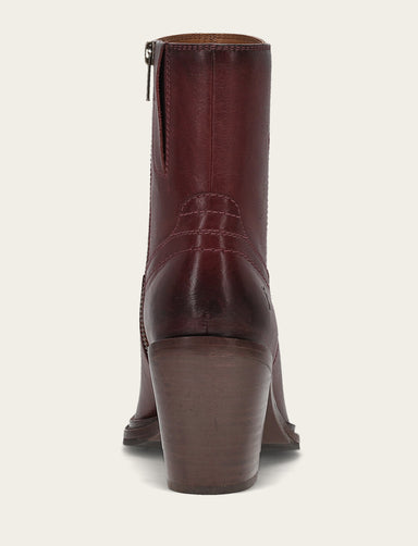 Sedona Short Inside Zip - Bordeaux - Back
