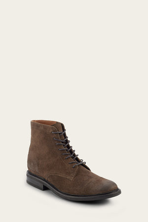 Seth Cap Toe Lace Up - Dark Brown - Hero