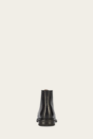 Frye Black Seth Cap Toe Lace Up Shoes