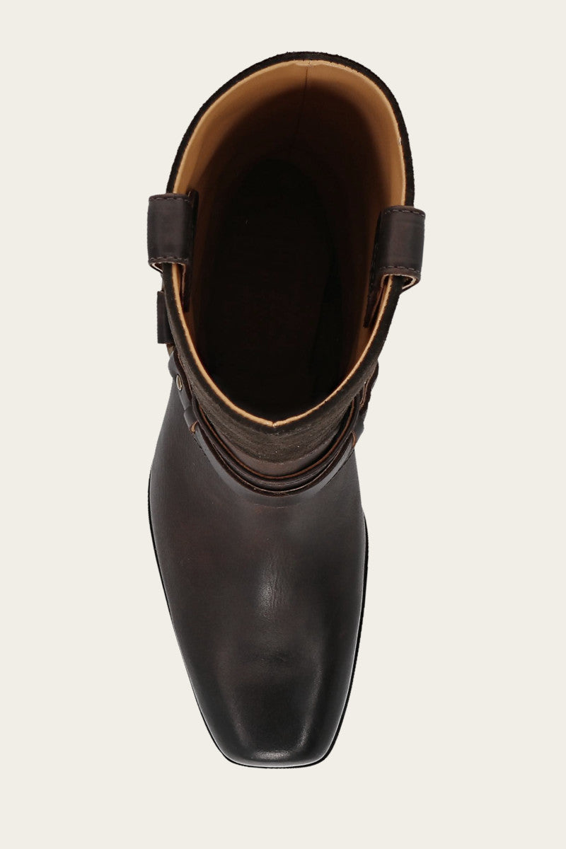 Shiloh Harness Belted - Dark Brown - Top Down